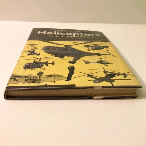 Vintage 1954 The Complete Book Of Helicopters D N Ahnstrom Ex Lib Book - Picture 4 of 16